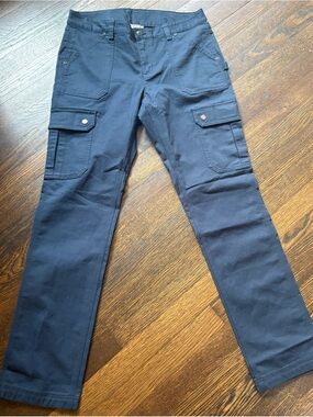 Duluth Trading Co Navy Cargo Work Pants